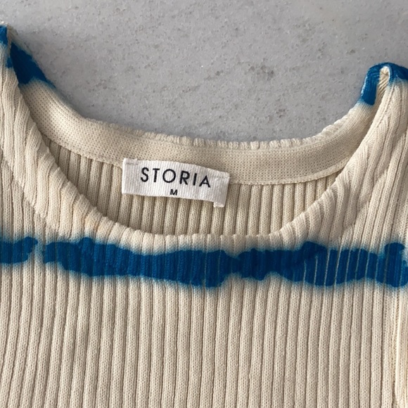 Storia Watermark Ribbed Tank Top - Picture 2 of 4